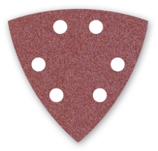 Menzer Corundum Abrasive Paper 93 mm - 6 holes - Type 5 - K40-320