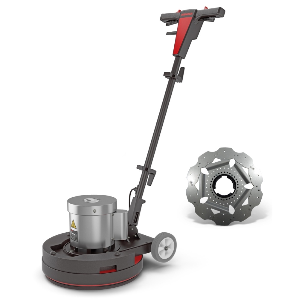 MENZER ESM 406 Rotary floor machine with heavy duty sanding kit 1200W