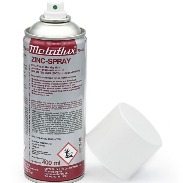 Metaflux 70-08 High-grade Anti-corrosion Zinc Spray grey 400 ml