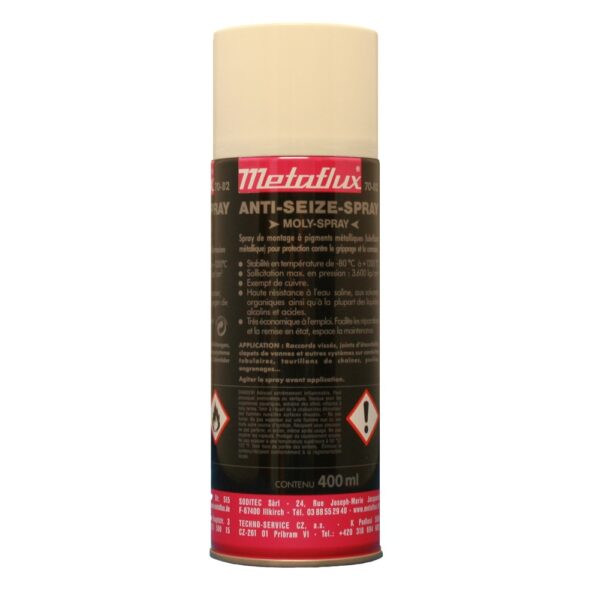 Metaflux 70-82 MOLY SPRAY Copper Anti-Seize spray 400 ml can