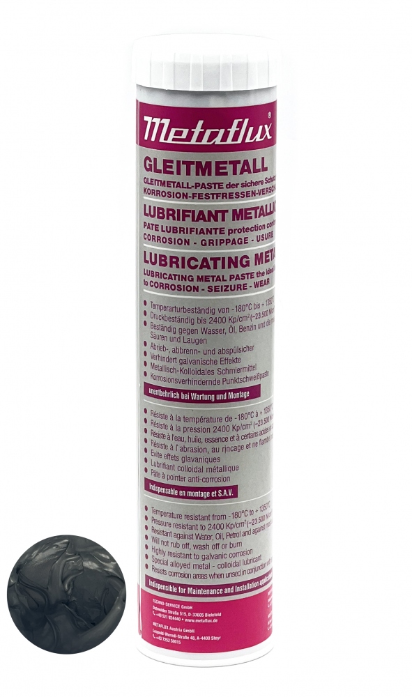 Metaflux 70-8540 Lubricating Metal Paste up to 1400°C 400g cartridge