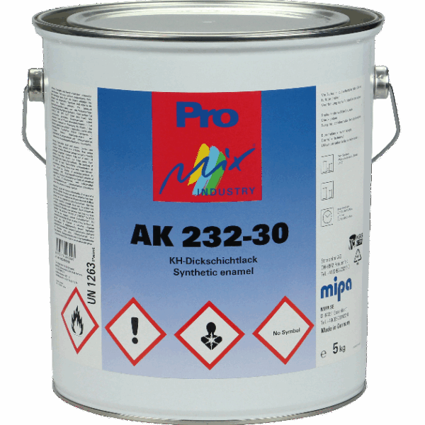 Mipa AK 232-30 Fast drying single coat alkyd paint silk mat 5 Liter