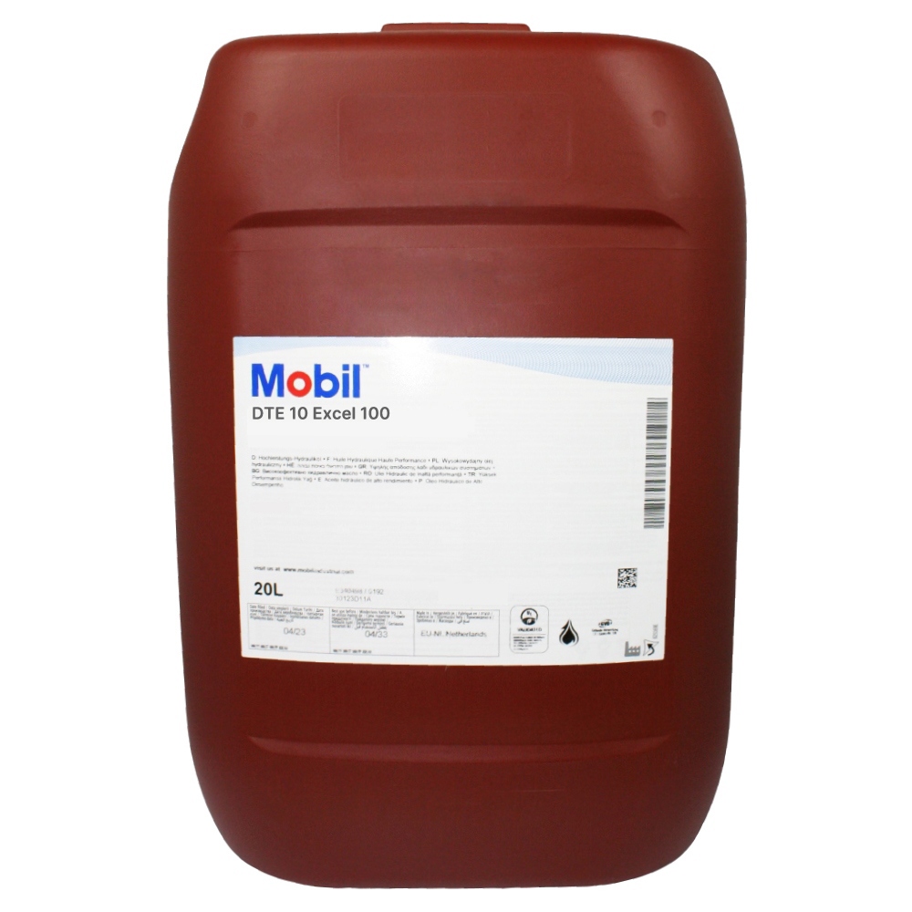 Mobil DTE 10 Excel 100 Anti-wear hydraulic oil HVLP 20L canister