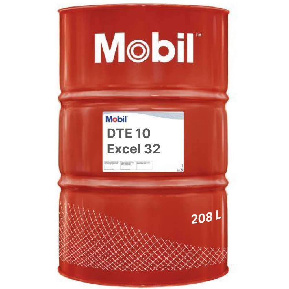 Mobil DTE 10 Excel 32 Anti-wear hydraulic oil HVLP 208L drum