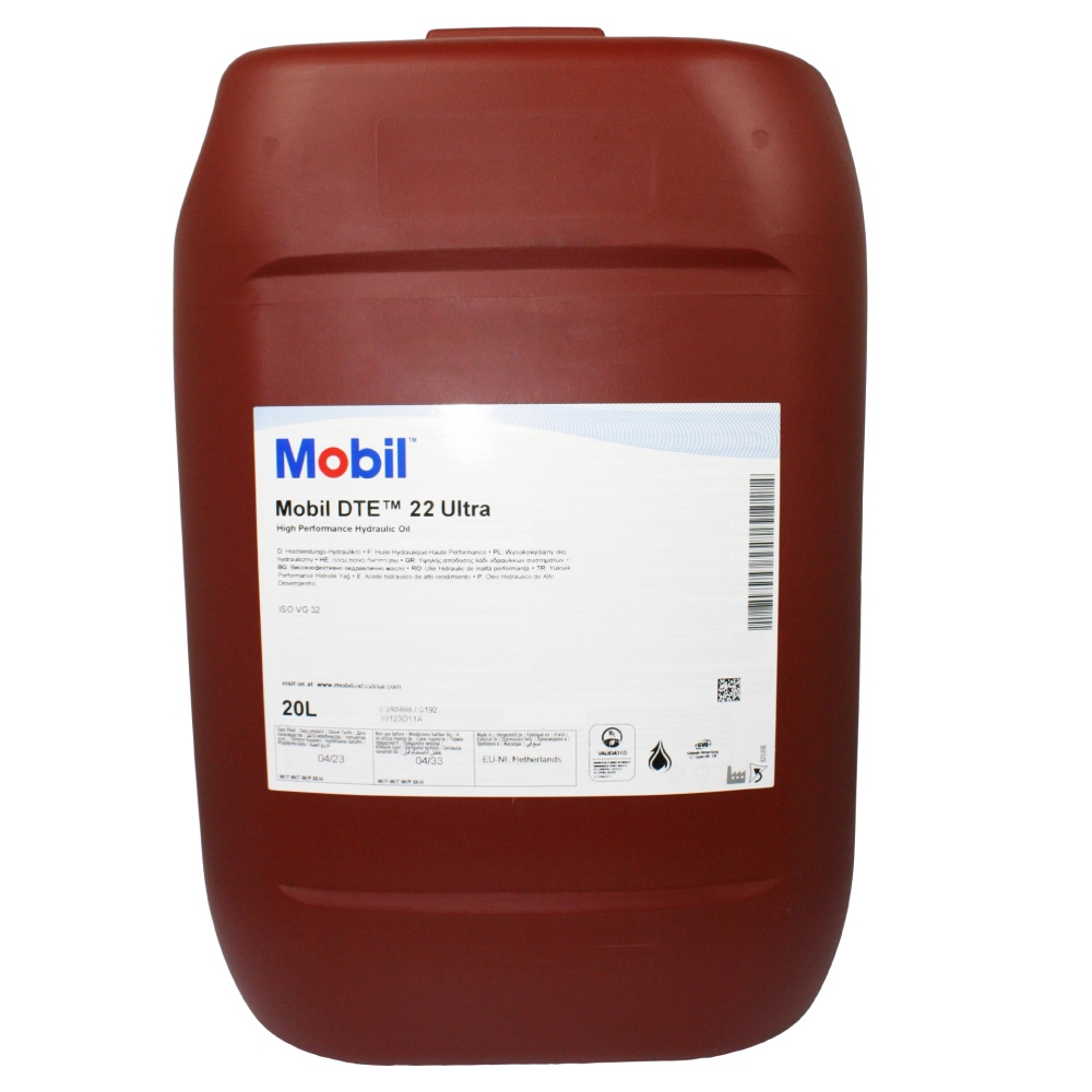Mobil DTE 22 Ultra High performance hydraulic oil ISO VG 22 - 20L