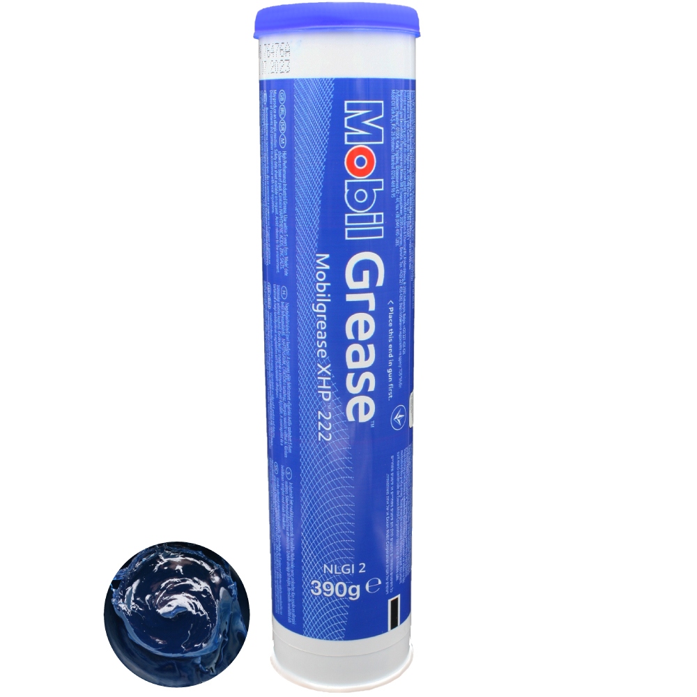 Mobil Mobilgrease XHP 222 Lithium based grease NLGI-2 390g cartridge