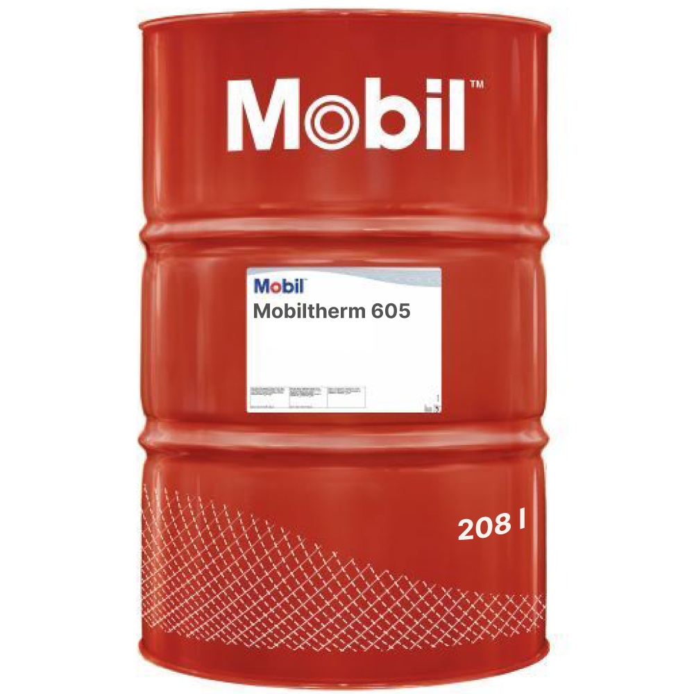 Mobil Mobiltherm 605 Heat transfer oil up to 315º C - 208L drum