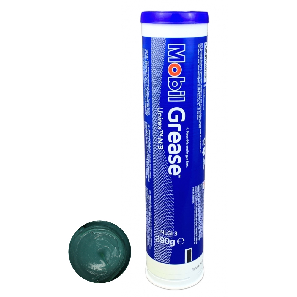 Mobil Unirex N3 High-temperature bearing grease NLGI-3 390g cartridge