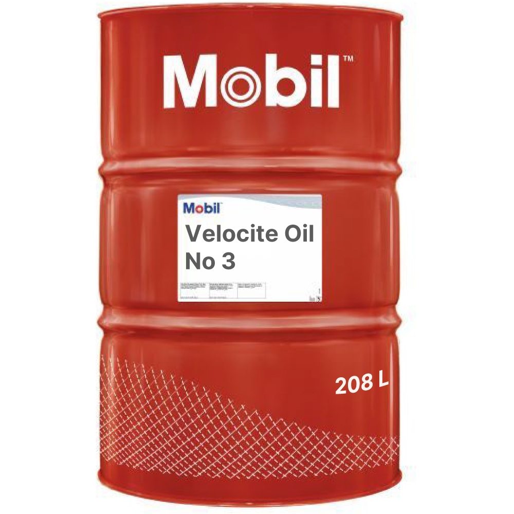 Mobil Velocite Oil No 3 Premium oil for high-speed spindles VG 2, 208L