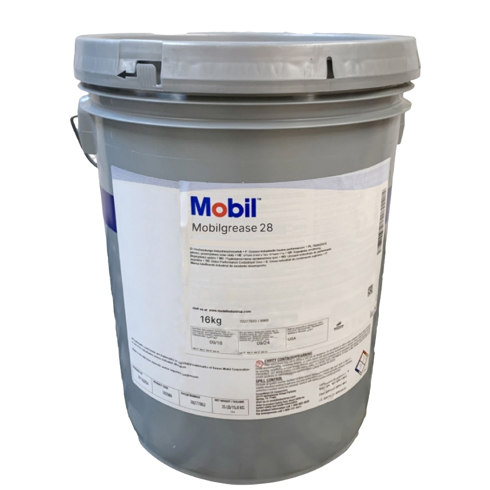 Mobilgrease 28 Synthetic aviation grease MIL-PRF-81322G 16 kg bucket