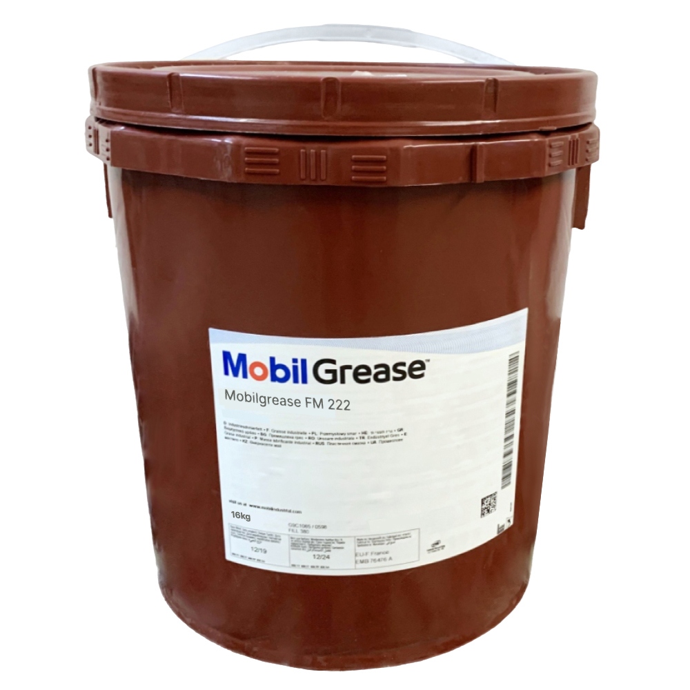 Mobilgrease FM 222 Bearing grease for food-processing 16kg bucket