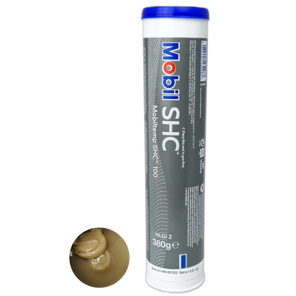 Mobiltemp SHC 100 Bearing grease for extreme temperatures NLGI-2 380g