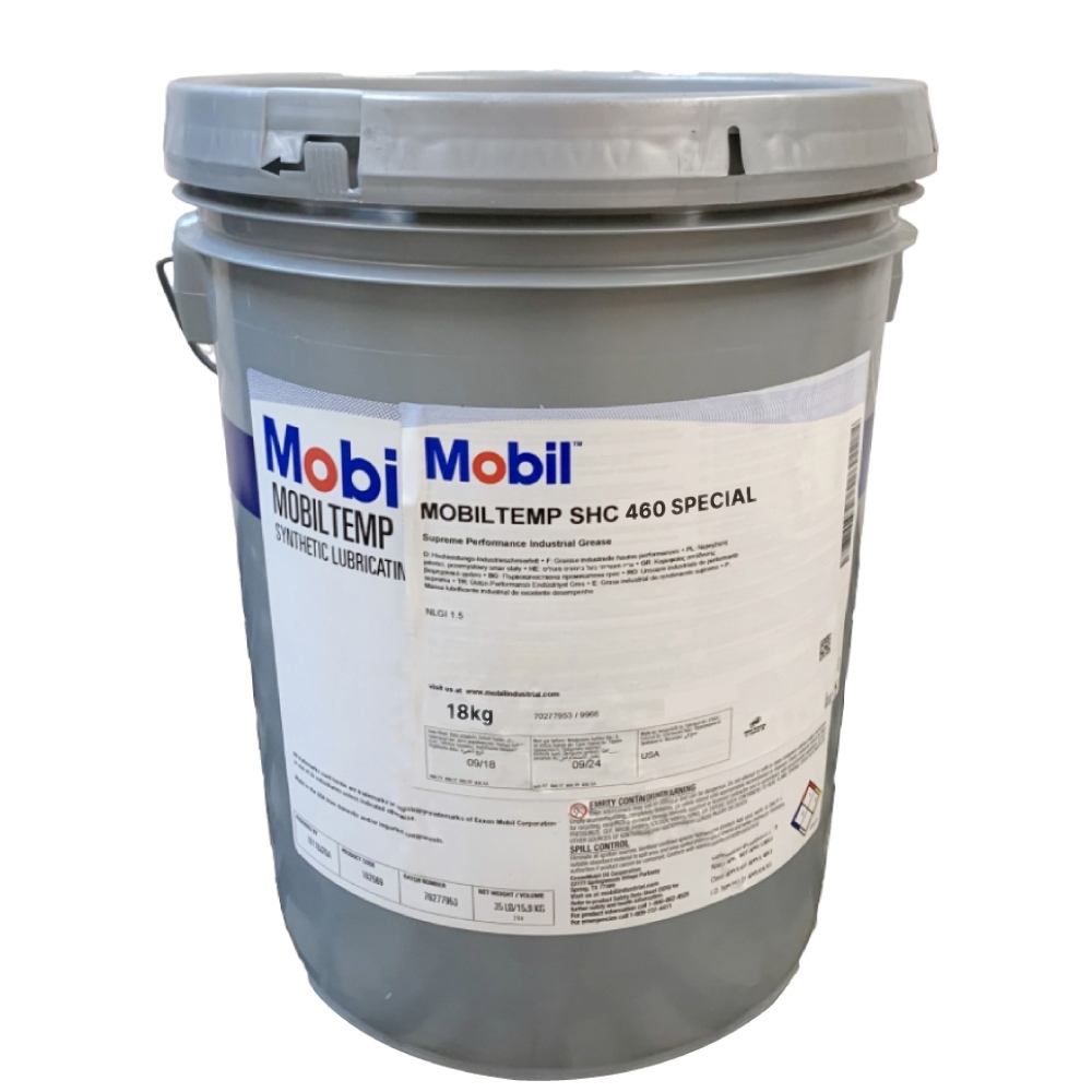 Mobiltemp SHC 460 SPECIAL High temperatures bearing grease NLGI 1 18kg