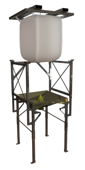 Modulo HI Spike Station to partly empty flat bottomed FIBC Bulk Bags