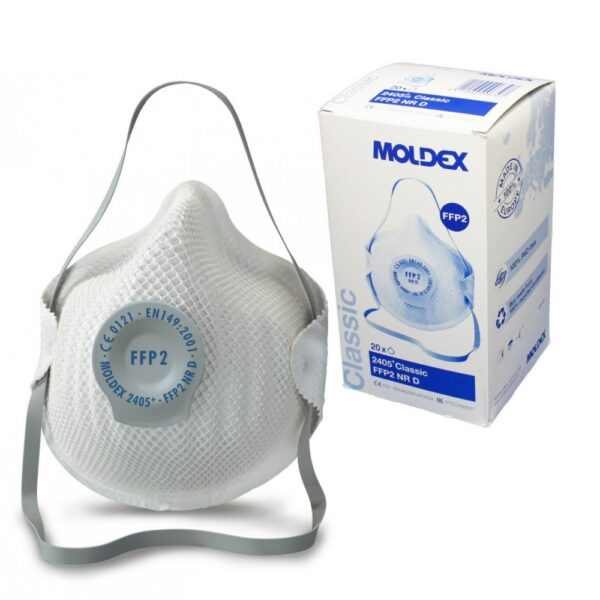 Moldex 2405 Classic ventex valve disposable respirator mask FFP2 NR D
