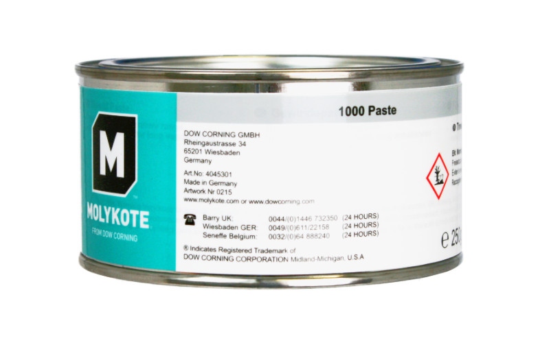 Molykote 1000 Solid lubricant paste for metall joints 250g can