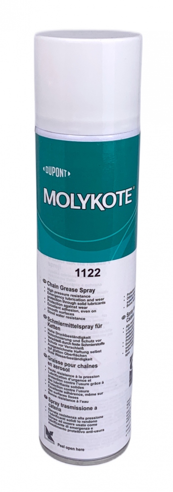 Molykote 1122 MoS2 Synthetic chain and open gear grease 400 ml Spray