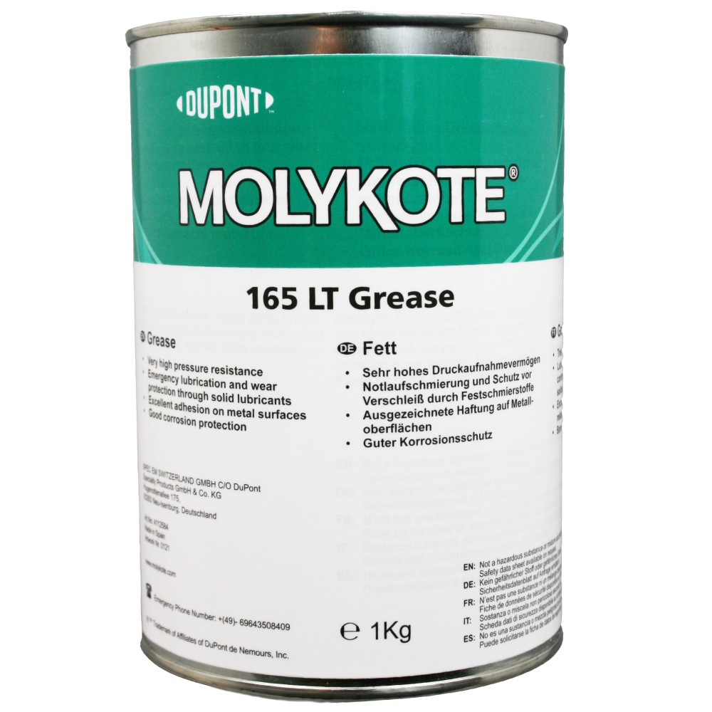 Molykote 165 LT Grease for gearwheels extremely adhesive 1kg