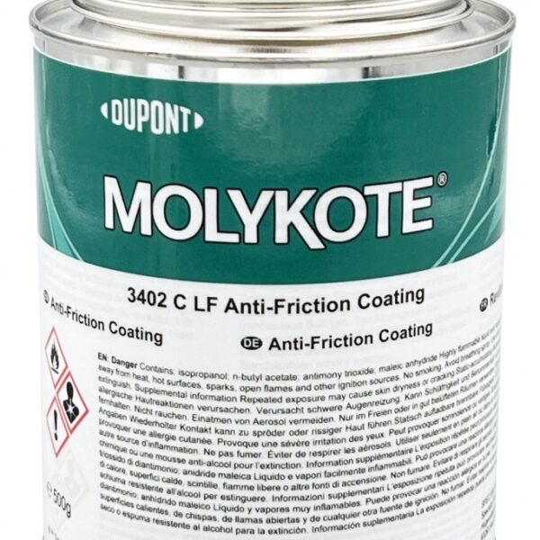 Molykote 3402-C LF AFC Anti-friction coating MoS2 grey 500g can
