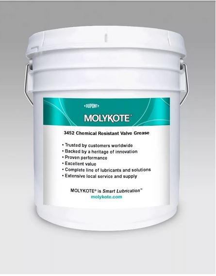 MOLYKOTE 3452 fluorosilicone valve grease 5 kg bucket