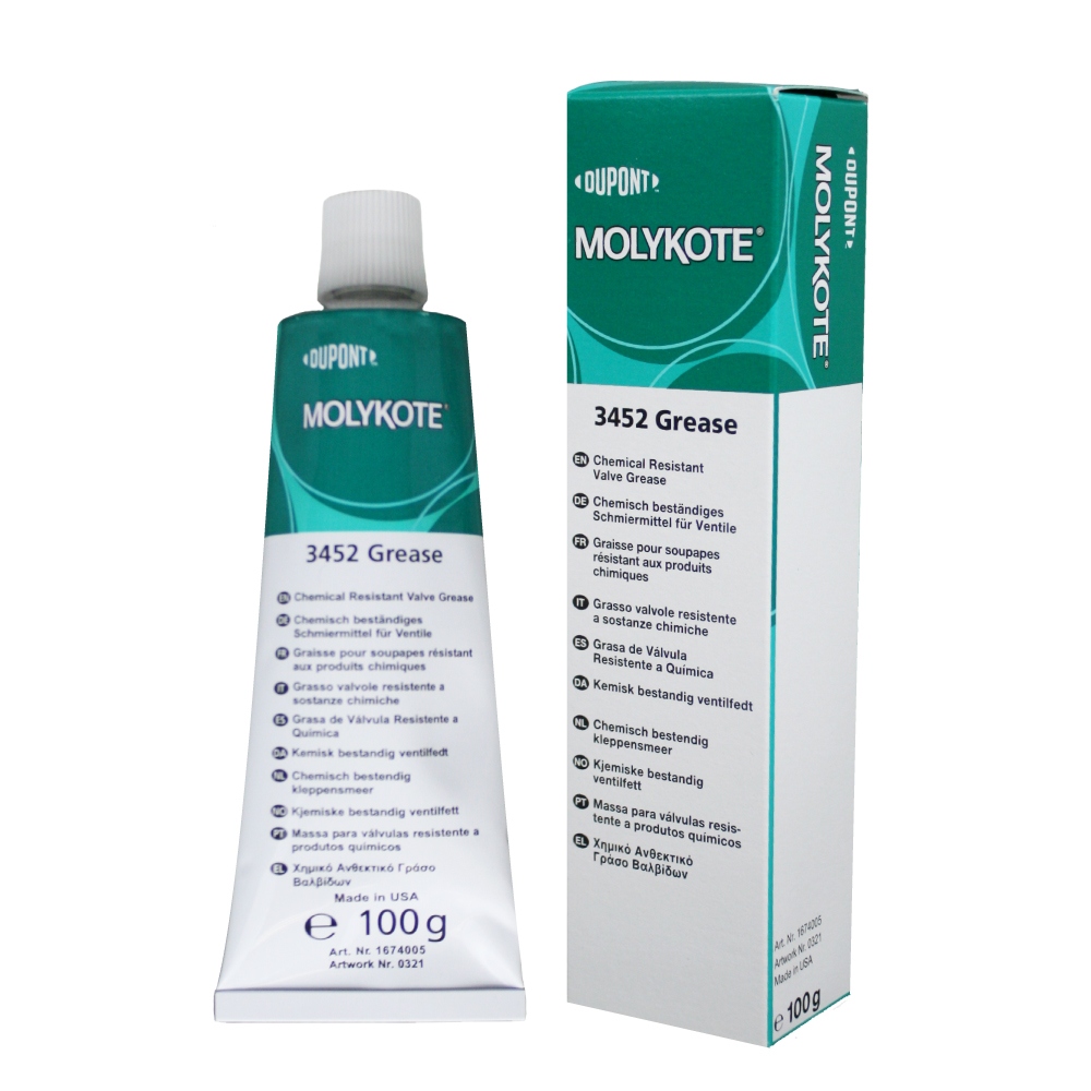 MOLYKOTE 3452 fluorosilicone valve grease 100g tube