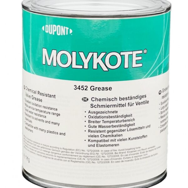 MOLYKOTE 3452 Fluorosilicone valve grease 1kg can