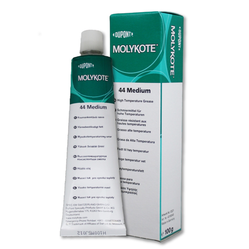 Molykote 44 Medium High temperature bearing grease NLGI-2 100g tube