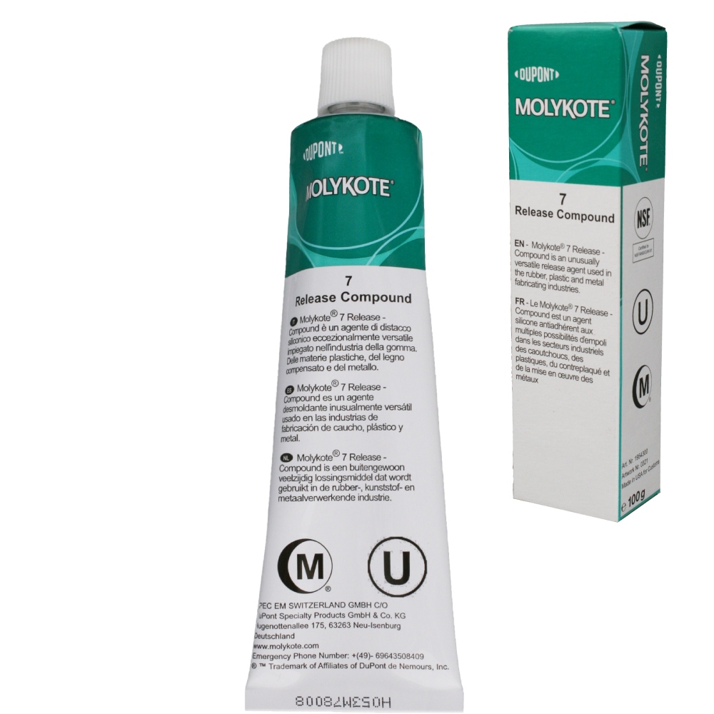 Molykote 7 Silicone Release Compound and Lubricant 100g tube