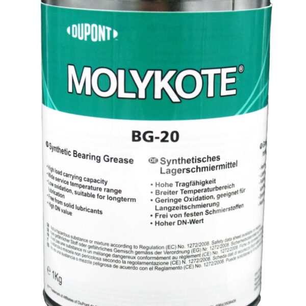 Molykote BG-20 Synthetic high performance bearing grease 1kg can