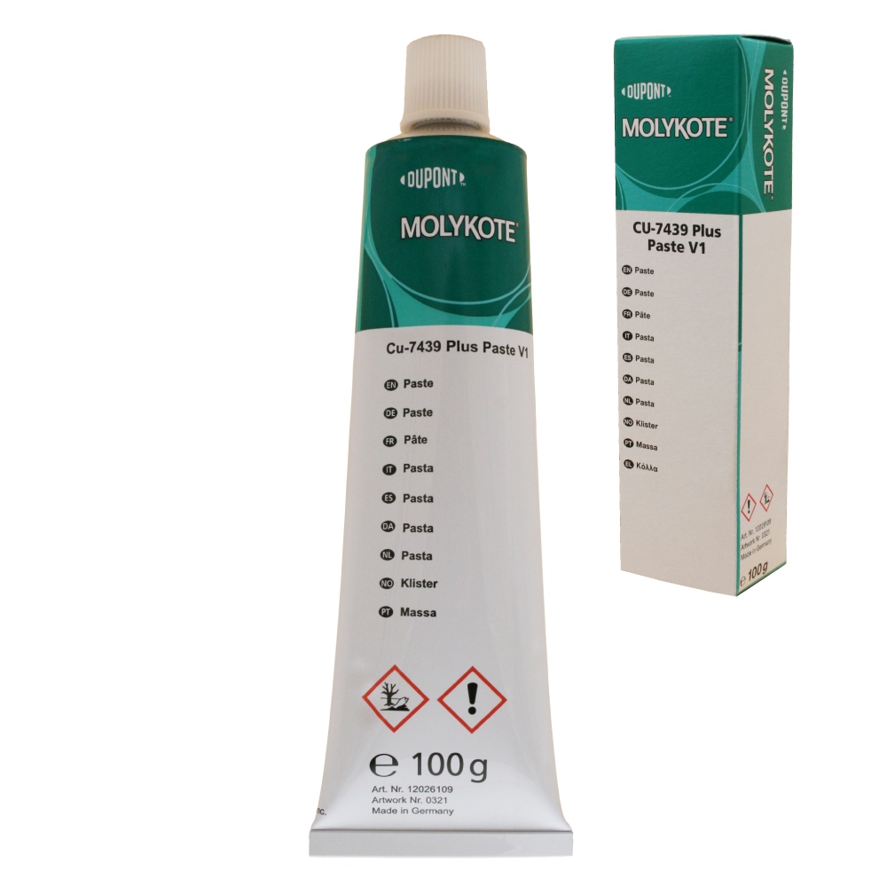 Molykote CU-7439 Plus V1 High temperature paste Copper 100g tube