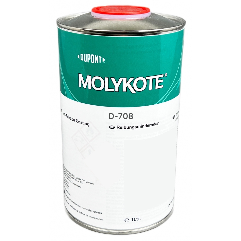 Molykote D-708 Anti-Friction coating PTFE 1l can