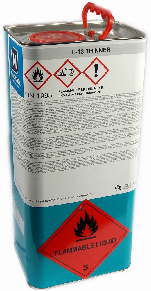 Molykote L-13 AFC Solvent-based thinner for anti-friction coatings 5l
