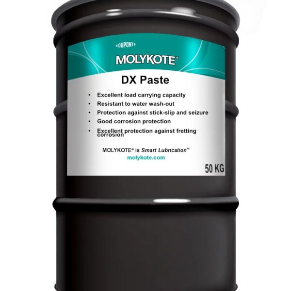Molykote DX Paste Grease for assembly and long-term lubrication 50kg