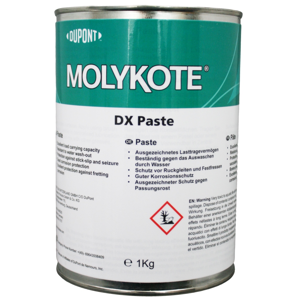 Molykote DX Paste Grease for assembly and long-term lubrication 1kg