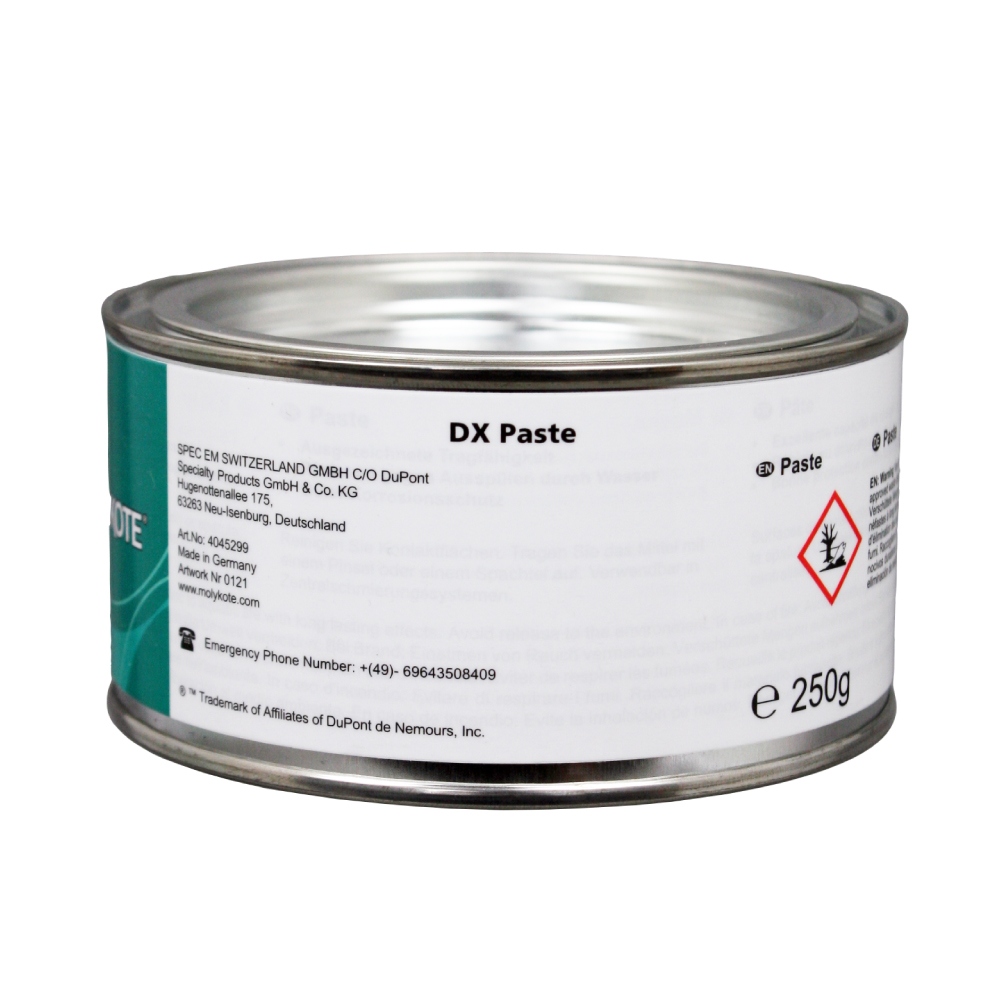 Molykote DX Paste Grease for assembly and long-term lubrication 250g