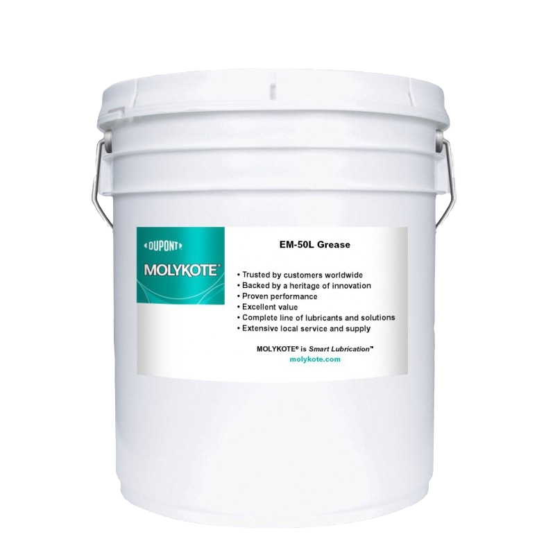 Molykote EM-50L Synthetic hydrocarbon oil/lithium soap grease 16kg