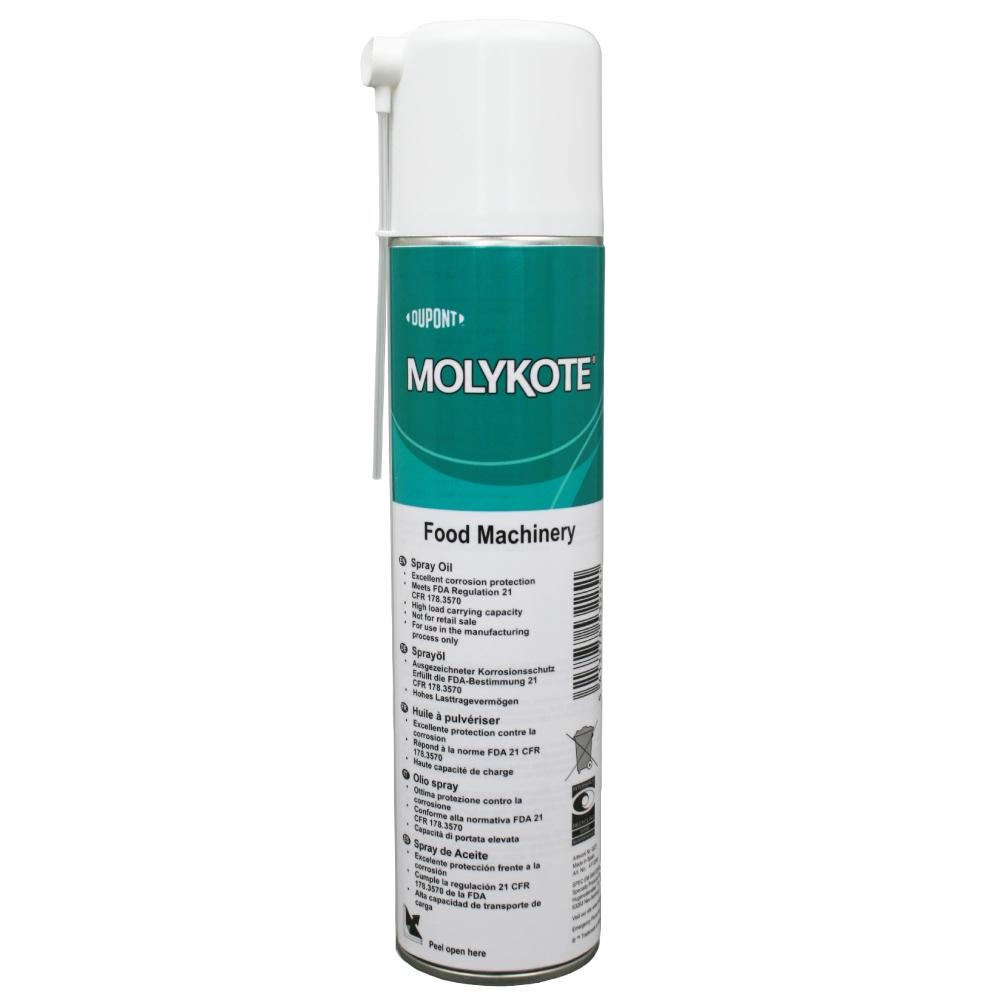 Molykote Food Machinery Spray Oil for Multipurpose use NSF H1 400ml
