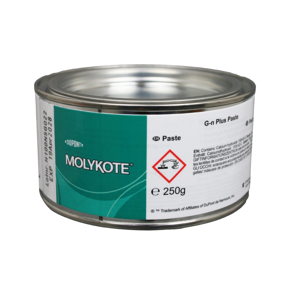 Molykote G-N Plus MoS2 Solid lubricant paste for assembly 250g can
