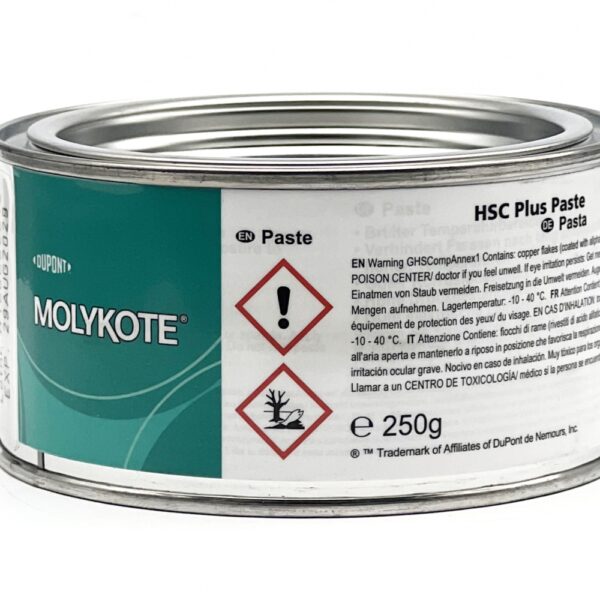 Molykote HSC PLUS Paste Mineral oil-based anti-seize MoS2 250g can