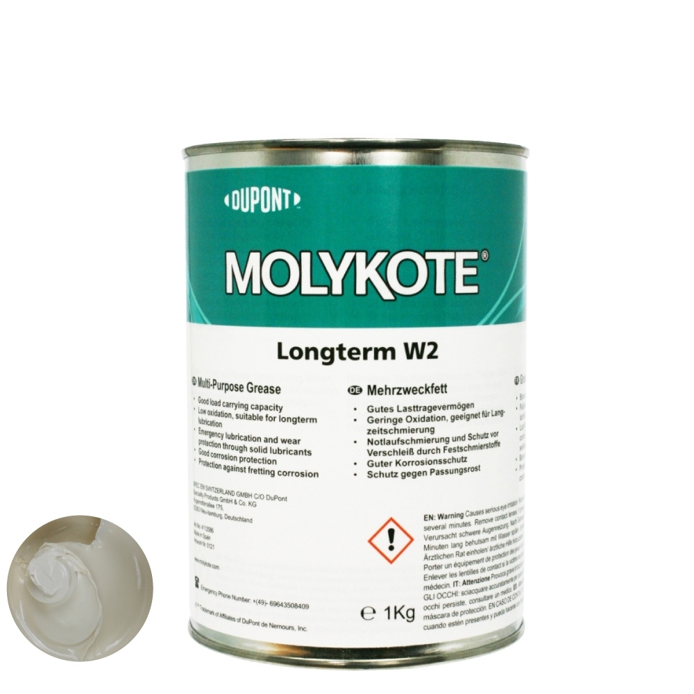 Molykote Longterm W2 High performance grease white NLGI-2 1kg can