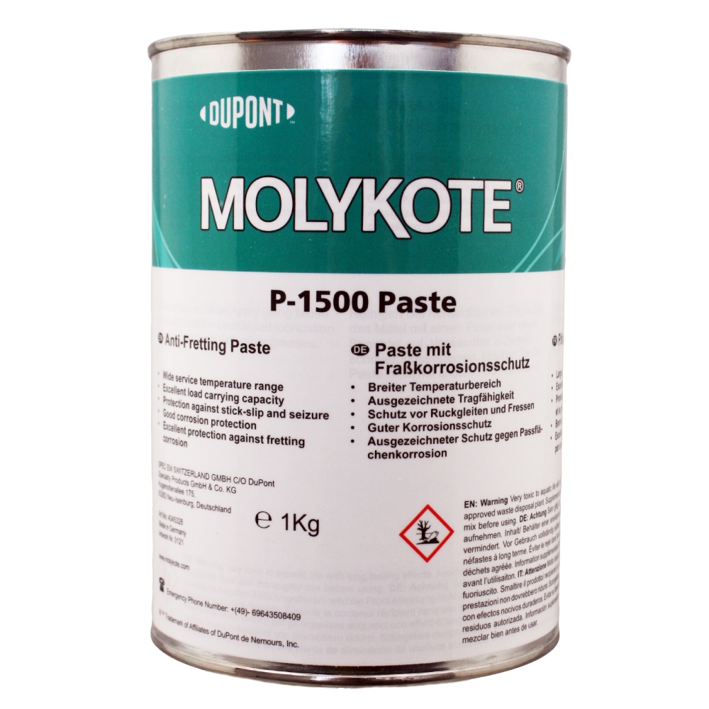 Molykote P-1500 White anti-fretting paste for metal components 1kg