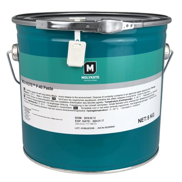 Molykote P-40 V1 Metal-free adhesive assembly paste on PAO-basis 5kg