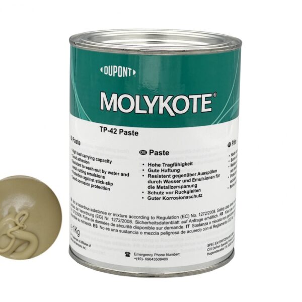 Molykote TP-42 Adhesive grease paste metal/metal chuck jaws 1kg can