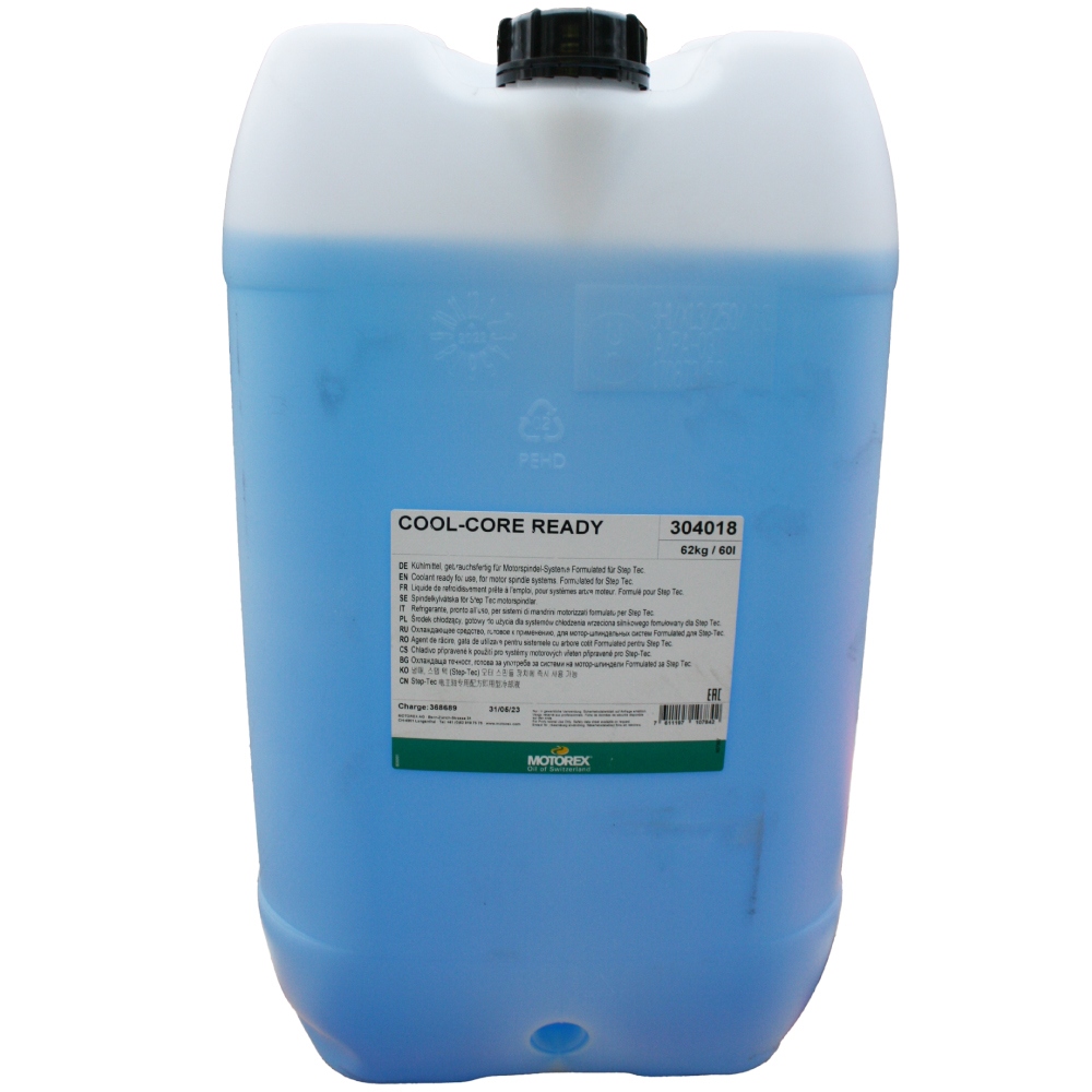 MOTOREX COOL-CORE READY Coolant for spindle cooling systems 60L