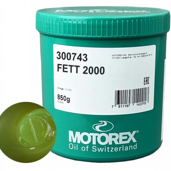 Motorex FETT 2000 Long-life grease NLGI 2 for gears 850g