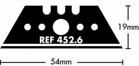 Mure & Peyrot 452.6 ALD  stainless steel blade - food