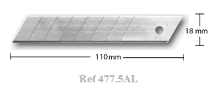 Mure & Peyrot 477.5 AL Precuts Cutter blade for food industry