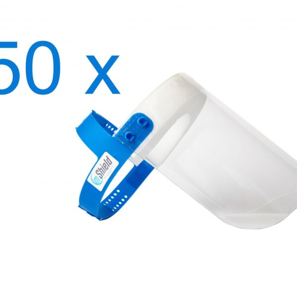 mShield 50x Face protection with disposable foam rubberEN166 multipack