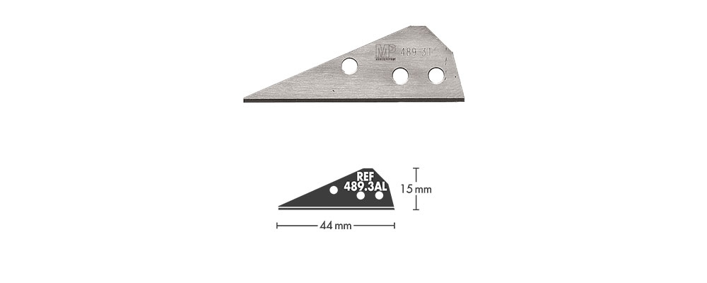 Mure & Peyrot 489.3T - stainless steel blade