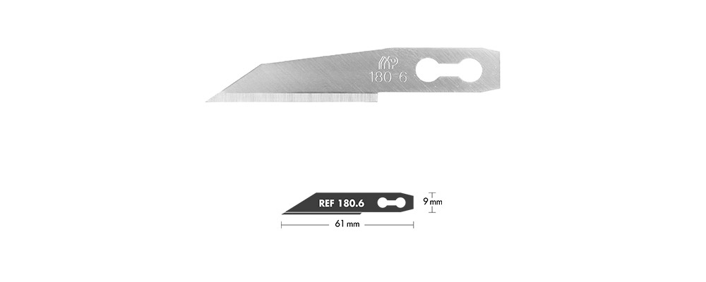 Mure&Peyrot 180.6 Deburring blade high carbon steel